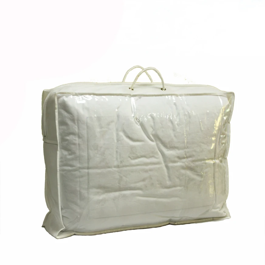 Non Woven Fabrics Duvet Comforter Packaging Bags Large Clear Vinyl