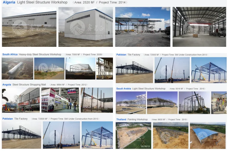 CE Certification high quality and lowest price steel structure warehouse