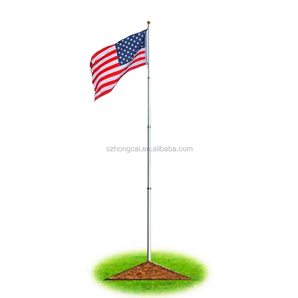 6 Meter Aluminum Outdoor Flagpole - Buy Free Standing Flag Poles ...