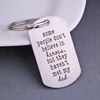 Christmas Gift Some People Don't Believe In Heroes But They Haven't Met My Dad Keychain YP6321