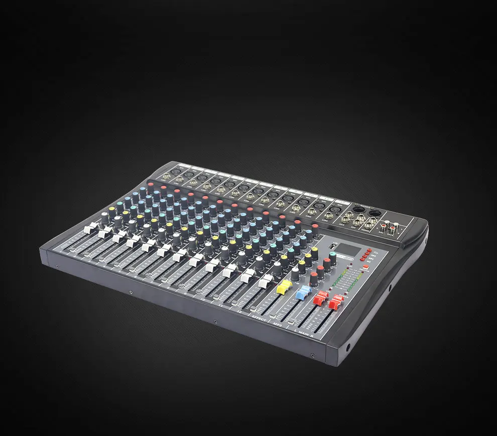 At120s Elm 12 Channel Mixer Outdoor Performance Family Ktv Sound