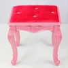 Red chair bedroom modern makeup stool