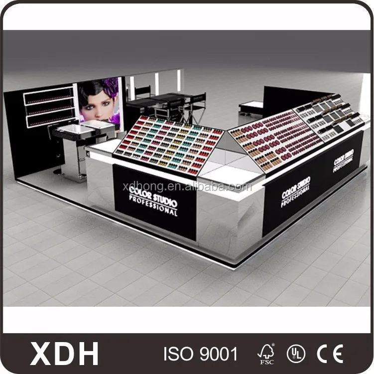 Retail Cosmetic Display Makeup Station Furniture Showroom Design Buy