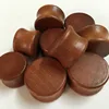 8~16 mm 25 pcs hot sale fashion waist drum nature brown Wood earring piercing plugs