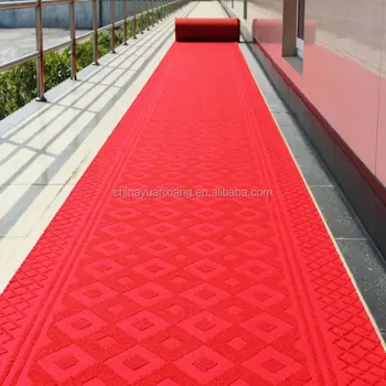 Anti Slip Red Carpet Runner Anti Slip Red Carpet Runner