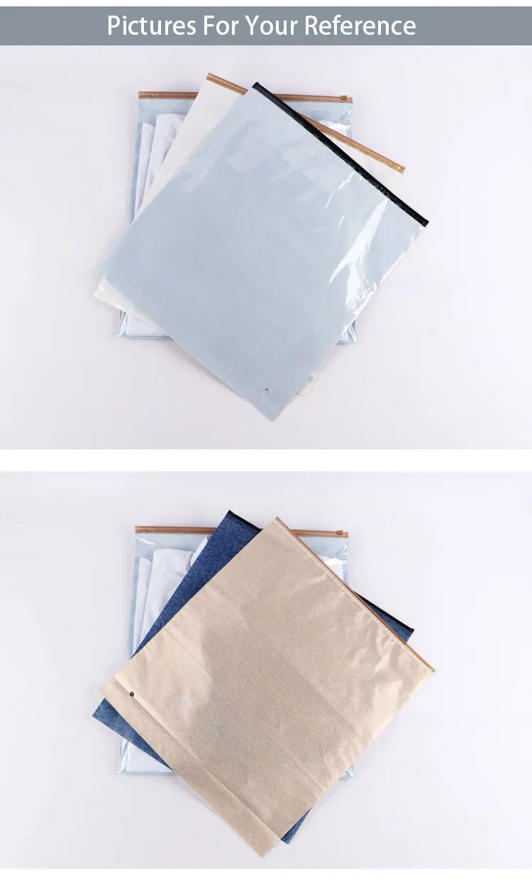 eco friendly high grade custom printed own logo transparent ziplock pe plastic packaging bag for underwear