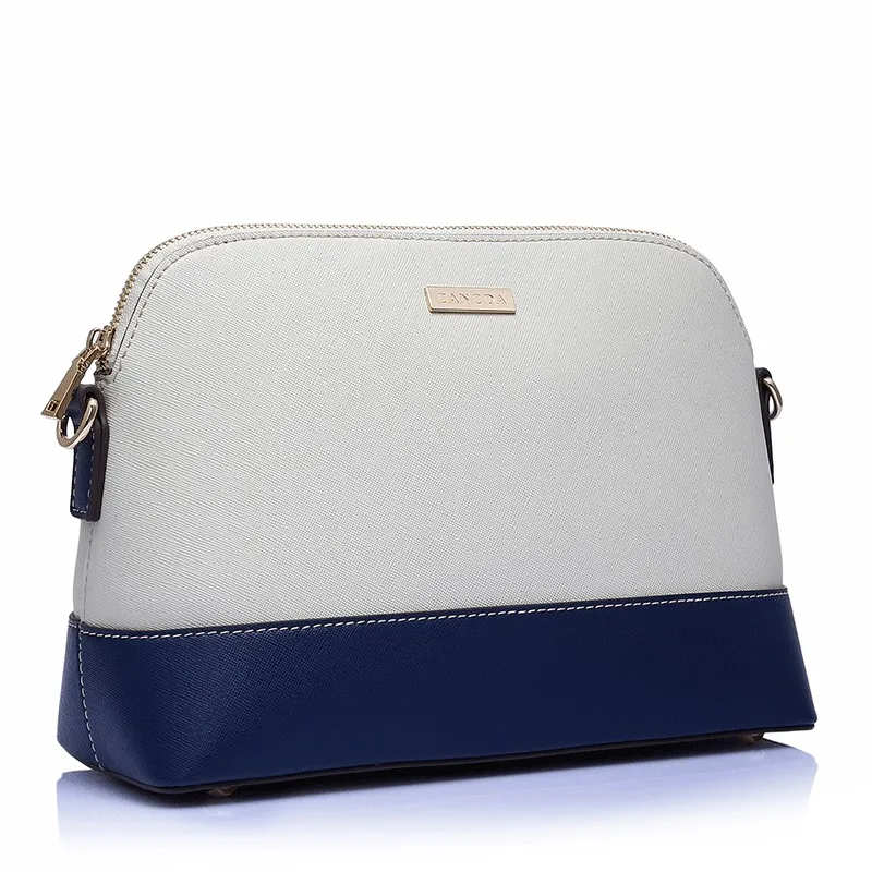 CC2026A-Deigner newly style two tones crossbody shoulder bags with long strap
