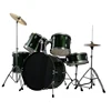Percussion Full Size Complete Adult 5 Piece Drum Set with Cymbals and Sticks