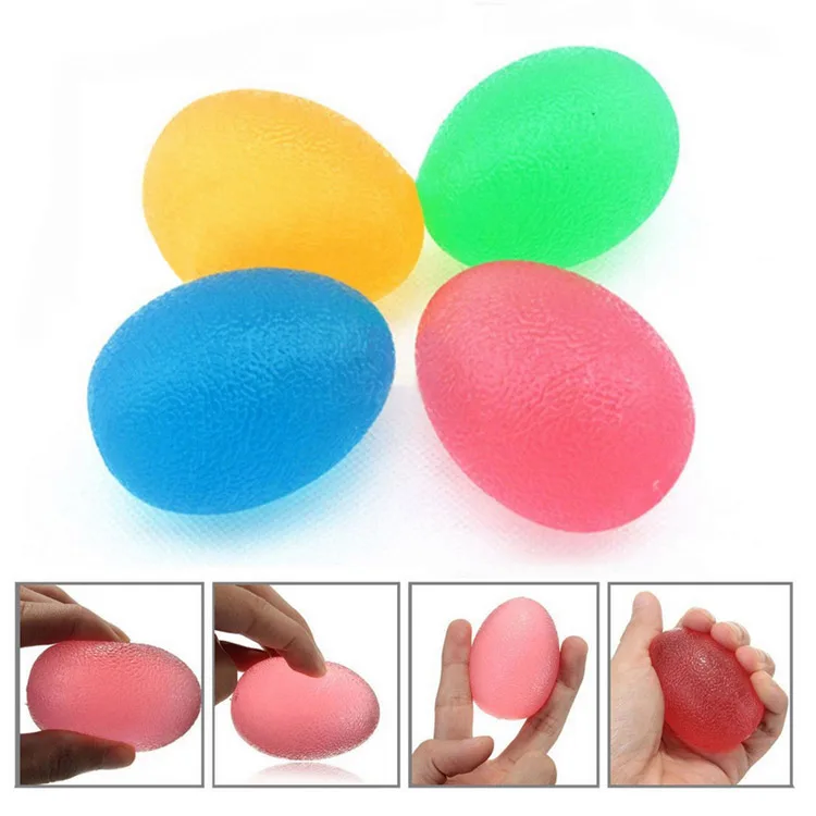 Fitness Round Colorful Tpr Hand Therapy Grip Squishy Stress Relief