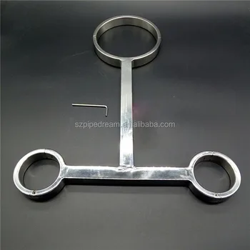 Top ebony porn tubes Bondage neck and wrist restraint
