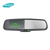 windshield 4.3 inch reverse mirror monitor with temp sensor wireless bluetooth speaker