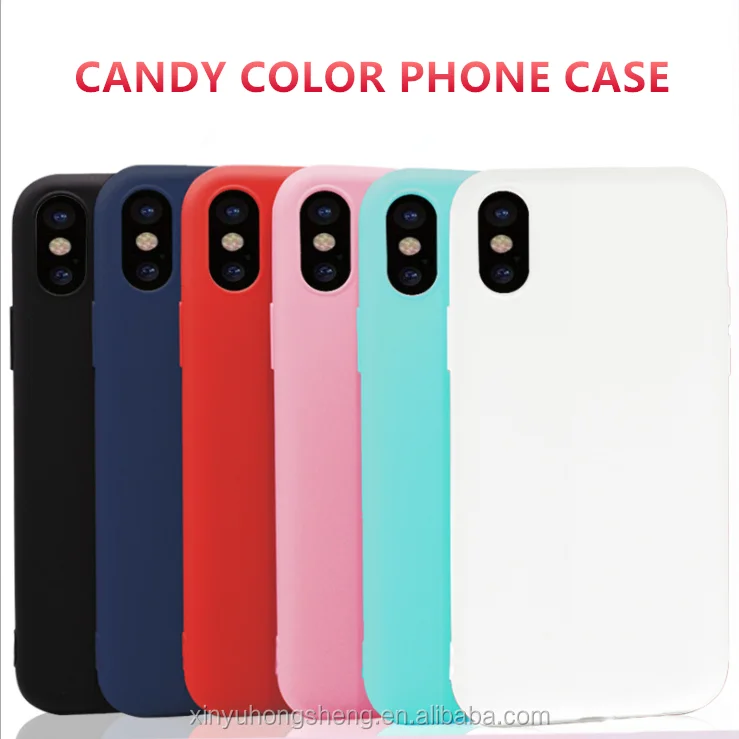 Custom Silicone Phone Case Soft Tpu Candy Color Soft Case For Apple