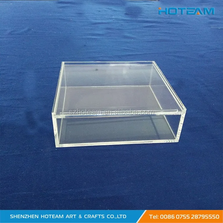 6 x 6 clear plastic box