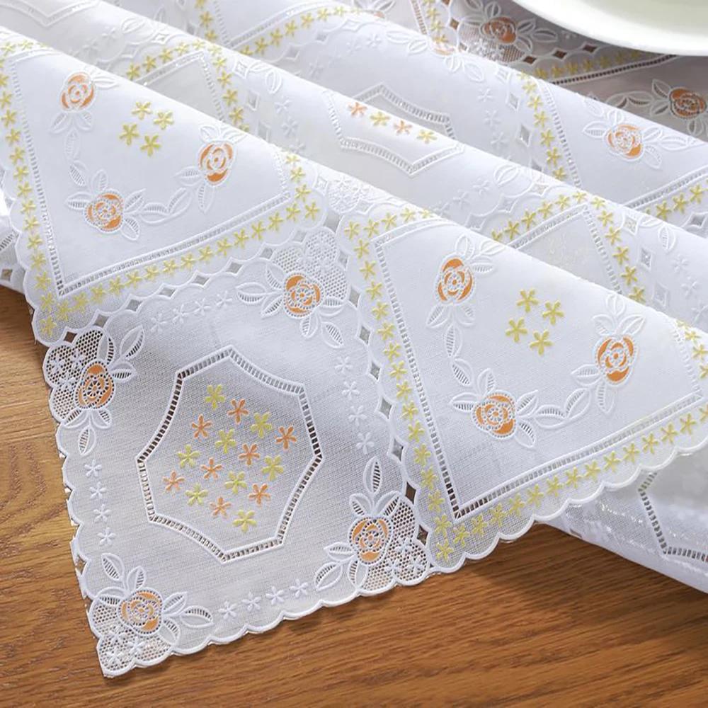 Best Quality Unique Design Anti Slip Pvc Houseware Lace Tablecloth