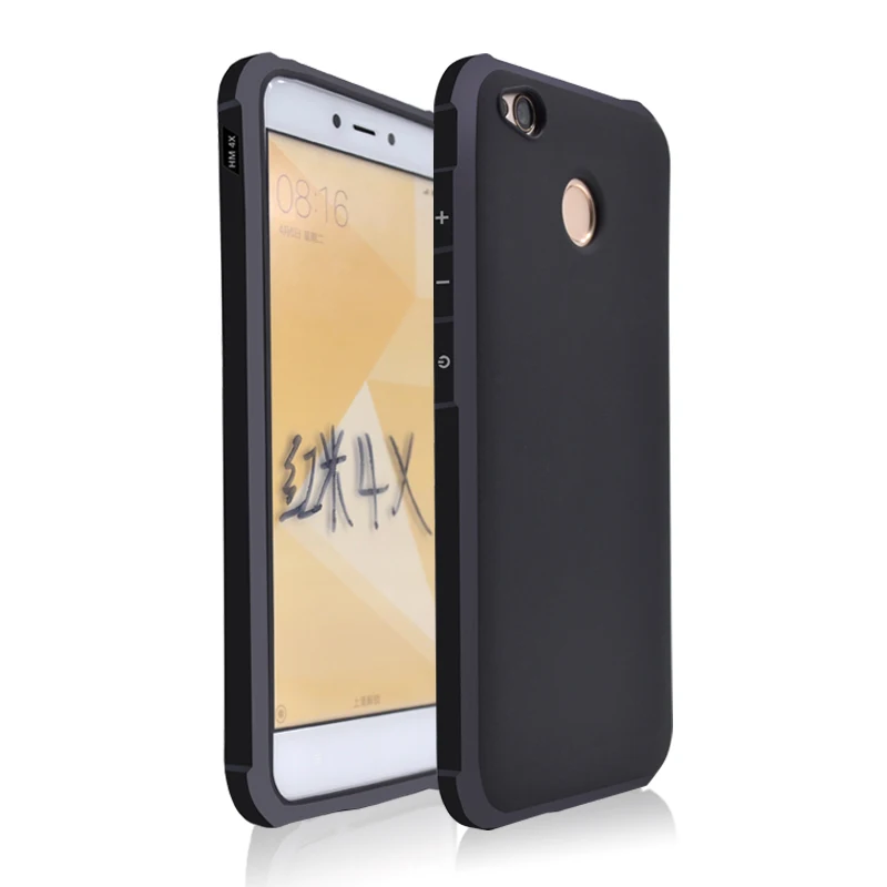 2017 Newest desig Factory Direct Sell Matte Armor TPU Cases with shockproof cover tpu For Xiaomi Redmi 4X