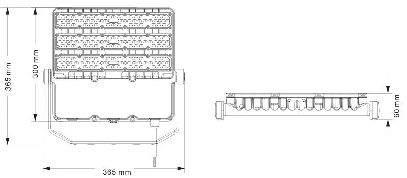 hot sale die casting LED flood light with Meanwell Driver halogen replacement flood 150W led light