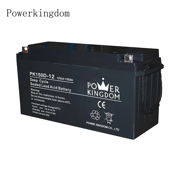 Power Kingdom 12v deep cycle battery prices for business vehile and power storage system-3