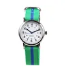 Simple watch custom logo number kids attractive Nylon watch Hot sale 2017 weave watch strap