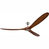 60-inch ceiling fan wooden blade energy saving remote control/wall control ceiling fan for hotel/home/restaurant