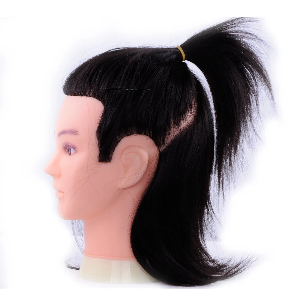 cosmetology mannequin head with hair
