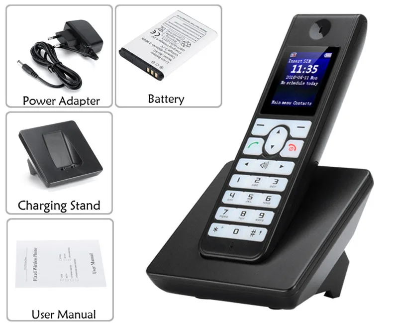 cordless home phone with sim card