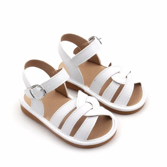 Rubber Sole Kids Sandals Summer Squeaky Shoes With Sound Shoes For