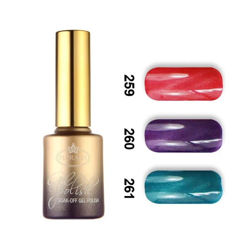 6pcs Florales magnetic cat eye gel nail polish 15ml with a free magnet stick 36 mysterious