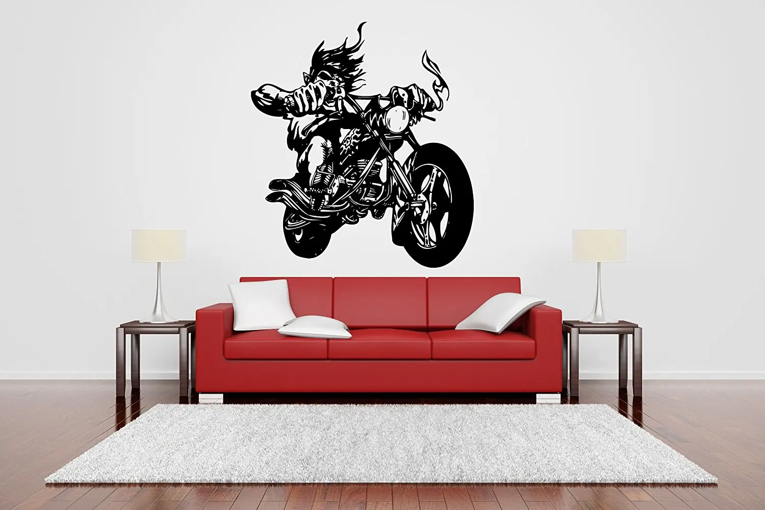Wall Art Vinyl Sticker Room Decal Mural Decor Palm Tree Vacation Hammock bo2354