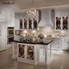 Fancy antique white mdf kitchen cabinet made by china kitchen cabinet supplier