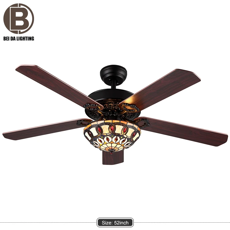 2017 hot 5 blades UL 52 inch fan light 2017 new air cooling electric decorative ceiling fans