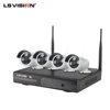 LS VISION 4CH 960P H.264 WIFI Infrared Bullet IP Camera Outdoor Waterproof Home CCTV Video Surveillance System Wireless NVR Kit