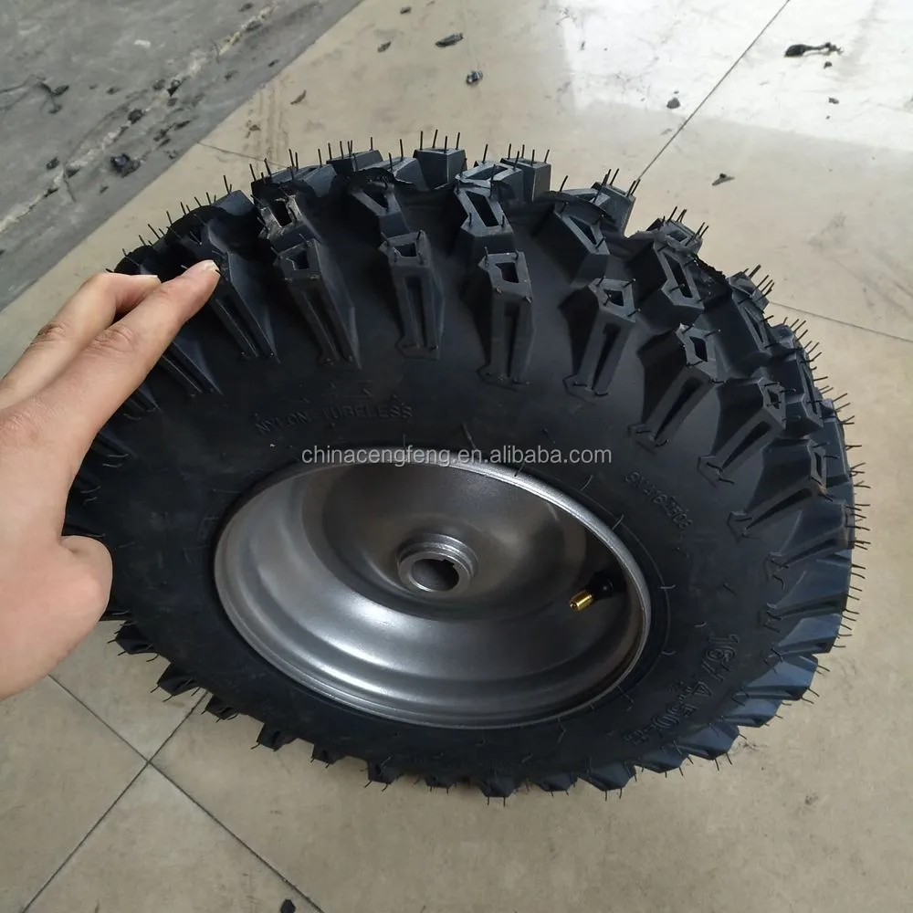 Snow Blower Tire 4.80/4.008 Tubeless Pneumatic Rubber Wheel 16x4.508