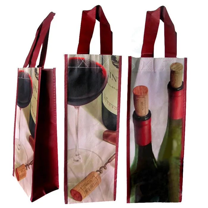 woven wine bag