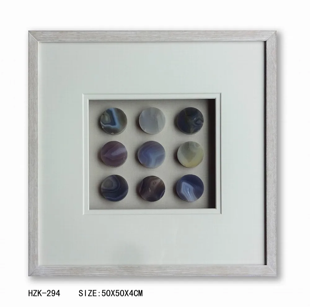 Handmade Artwork Framed Art Shadow Box Agate - Buy Artwork For Wall ...