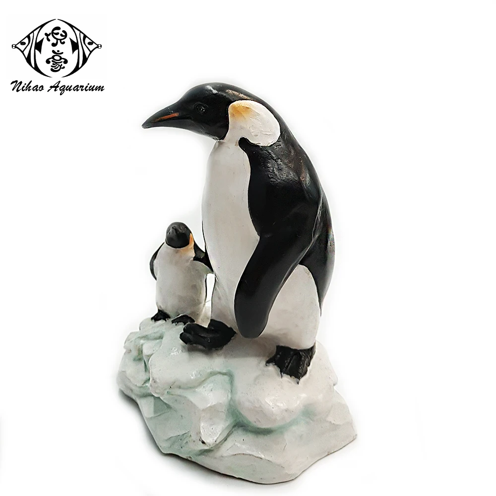 plastic penguin statue