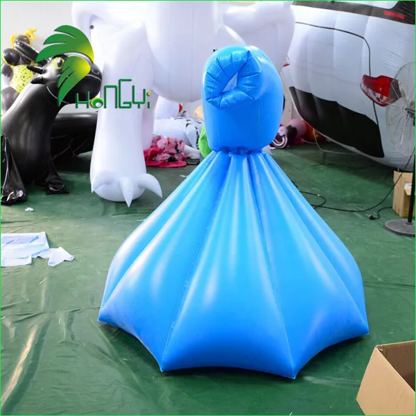 Customized Inflatable Blue Color Skirt Suit / Inflatable Mattress