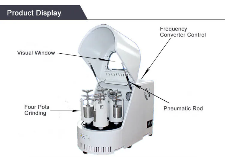 Lab Mini Planetary Ball Mill For Micro Powder Grinding