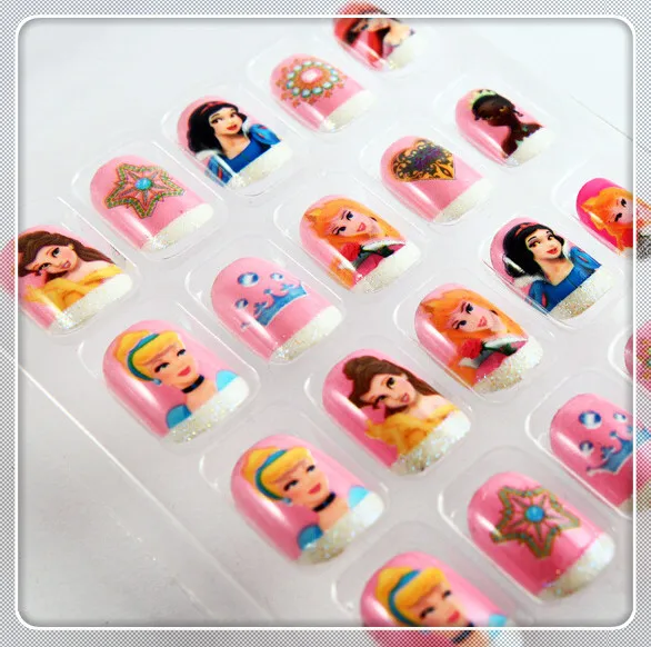 2015 Hot Sale Eco Friendly Kids Princess Fake Nails Set Buy 2015 Hot