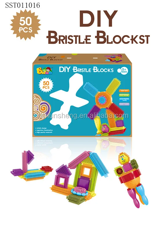 diy bristle blocks