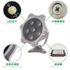 IP68 DMX wireless remote inground 6w led pool light with 3 years warranty