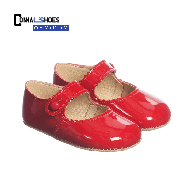 Connal 2017 Red Patent Leather Designer German Baby Shoes