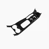 Carbon Hydrogen Interior Car Console Gear Shift Panel Cover Trim Accessories 1Pcs For Mitsubishi OUTLANDER 2016