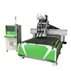 Hot Sale!!! 3 Axis Two Head 1325 Wood CNC Router Engraving Machine with Boring Unit For Woodworking