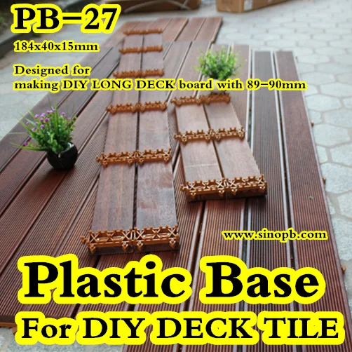 Diy Plastic Deck Spacers Pp Pe Interlocking Plastic Base For Garden