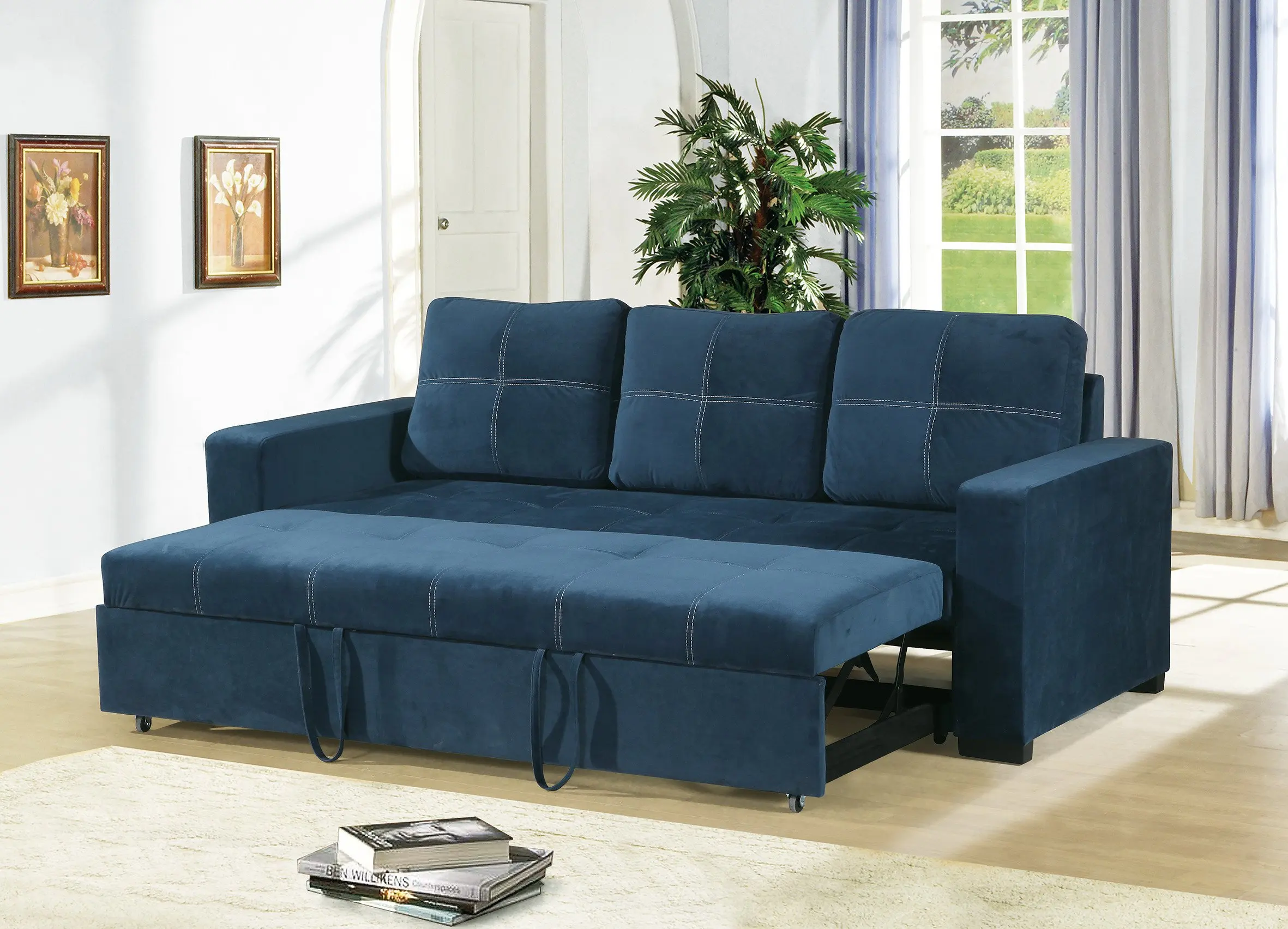 Castro Convertible Sofa Bed Find Get Quotations Convertible Sofa Bed Bobkona Living Room W Pull Out Accent Sching Comfort Couch Navy