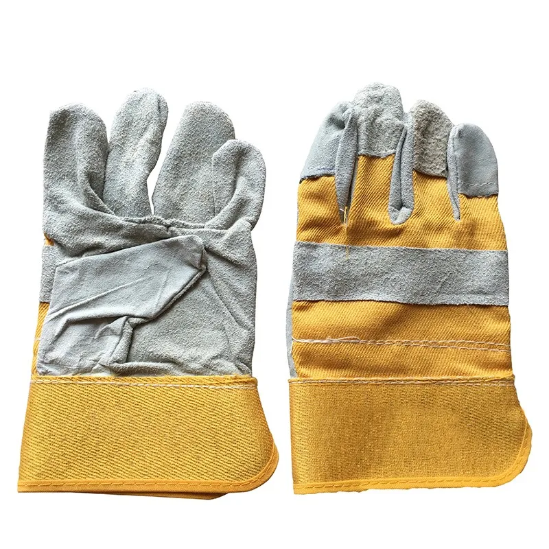 4safety Wholesale Safety Industrial Work Cow Grain Leather Gloves Buy