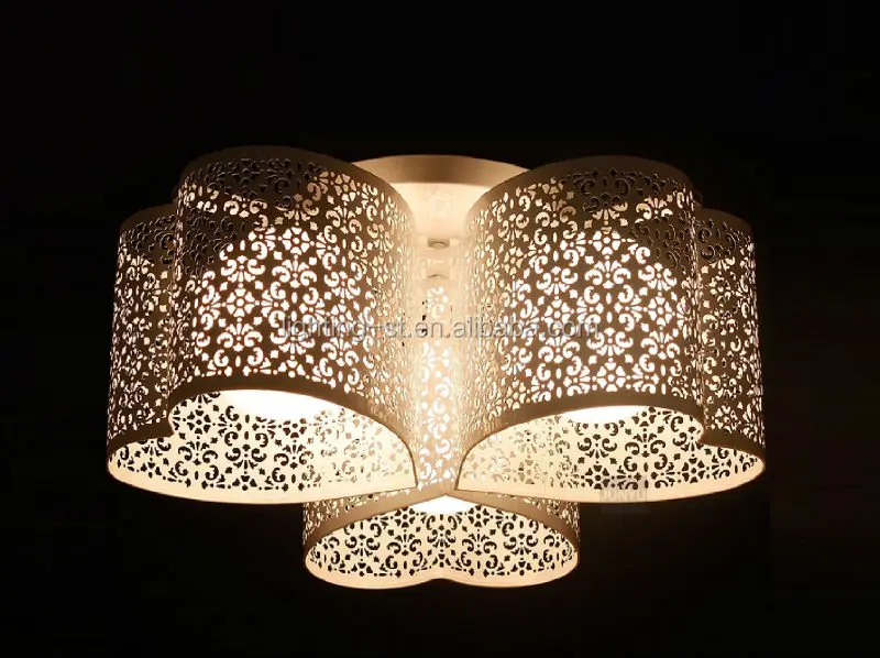 3 Hartvormige Wit Ijzer Plafond Slaapkamer Plafondlamp St-1187-3h ... 3 Hartvormige Wit Ijzer Plafond Slaapkamer Plafondlamp St-1187-3h ...