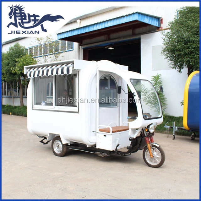 Shanghai Jiexian Electric Street Kiosk Mobile Food Cart For Sale