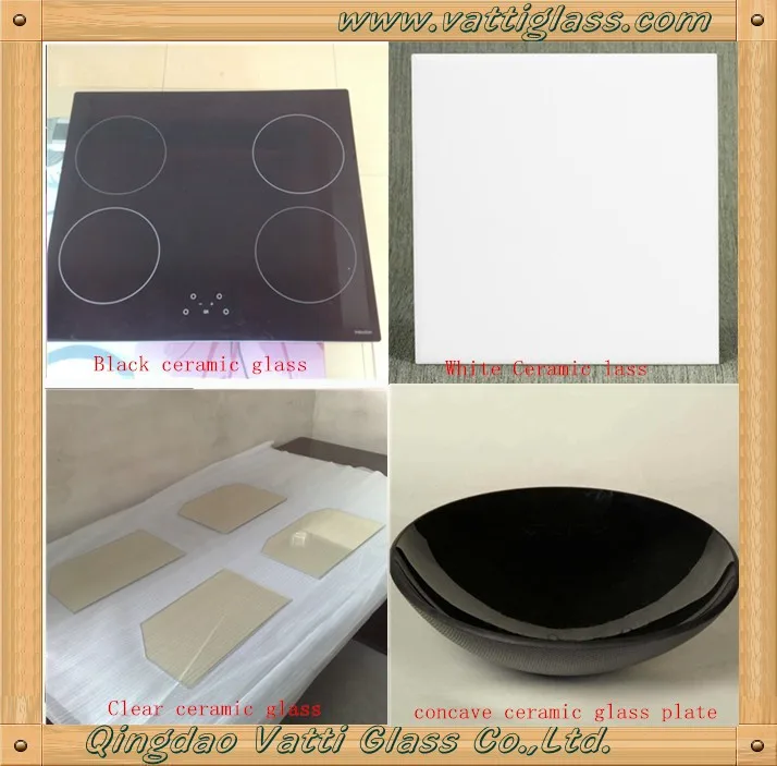 Heat Resisting Tempered Ceramic Fire Screen Gas Fireplace Door