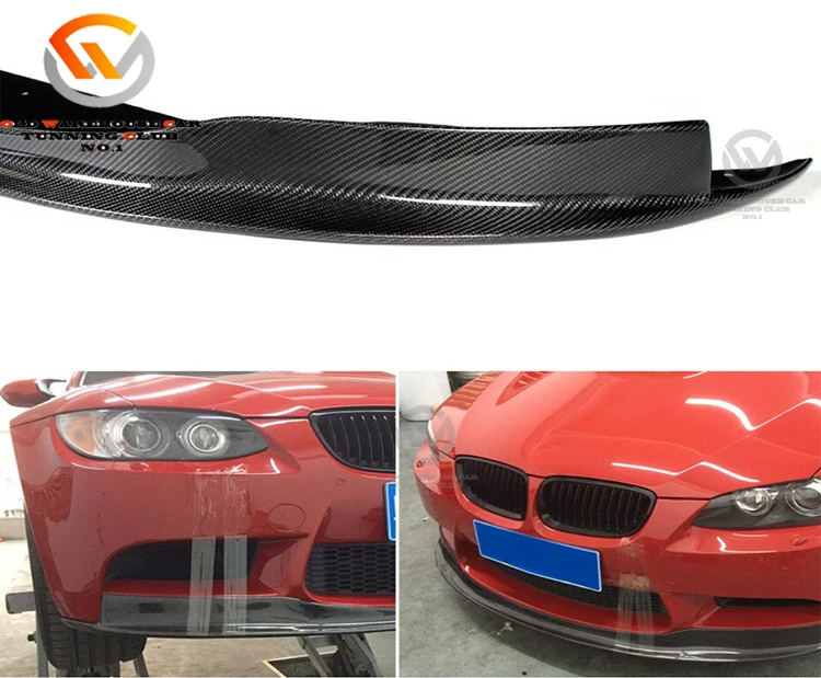 Ak Type Carbon Fiber Front Bumper Lip Spoiler For M3 E90 E92 E93 - Buy ...